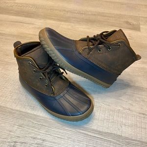 Sperry Top-Sider Breakwater Lace Up Men's Boots - Navy / Brown - US Size 7